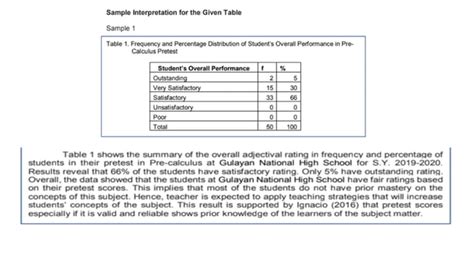 result and discussion in quantitative research